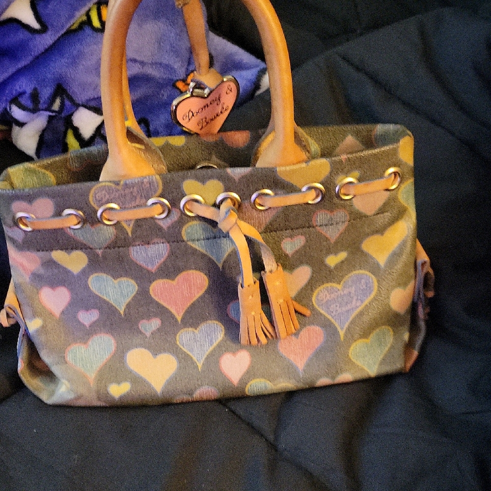 Dooney & Bourke Multicolor Heart Tote